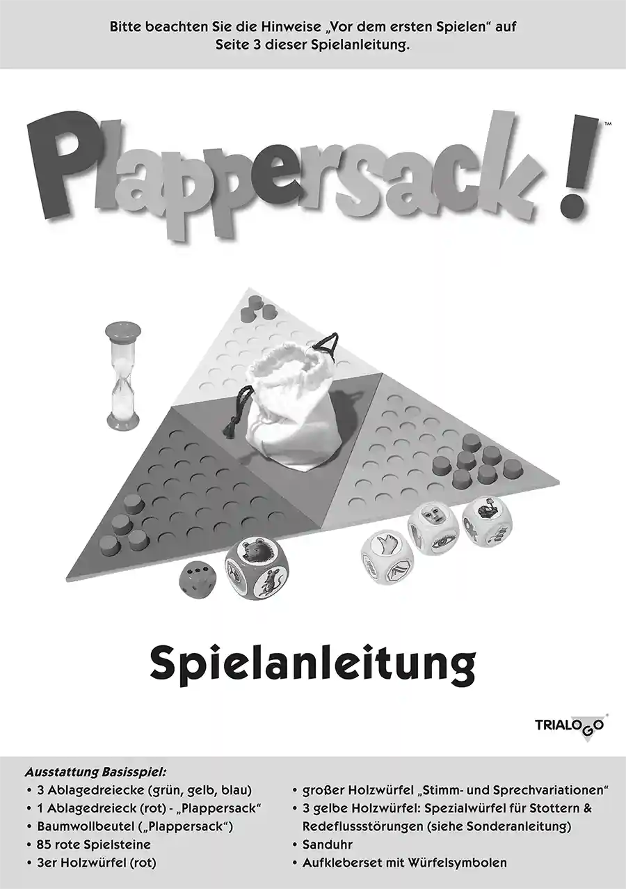 Plappersack! Spielanleitung