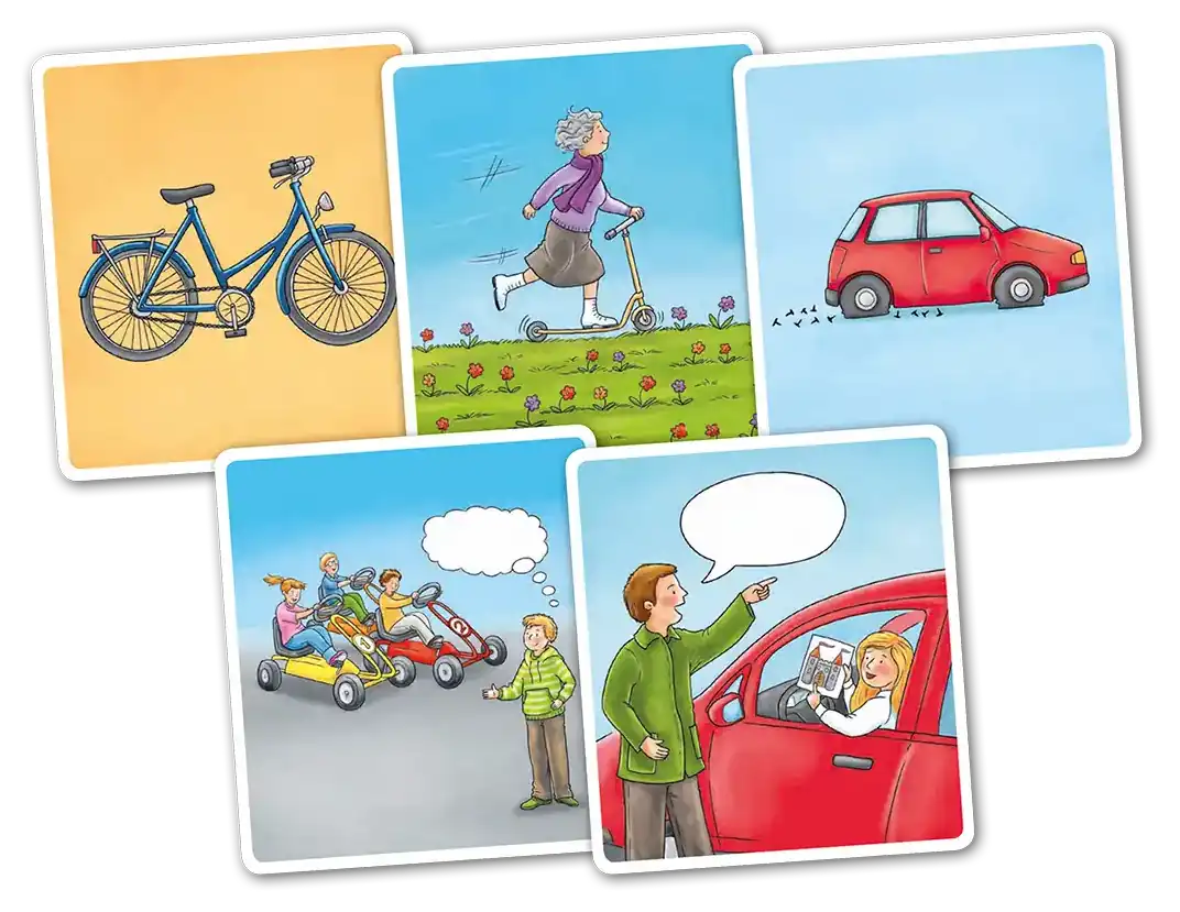 Quatschkopf! Bildserie zum Verb fahren