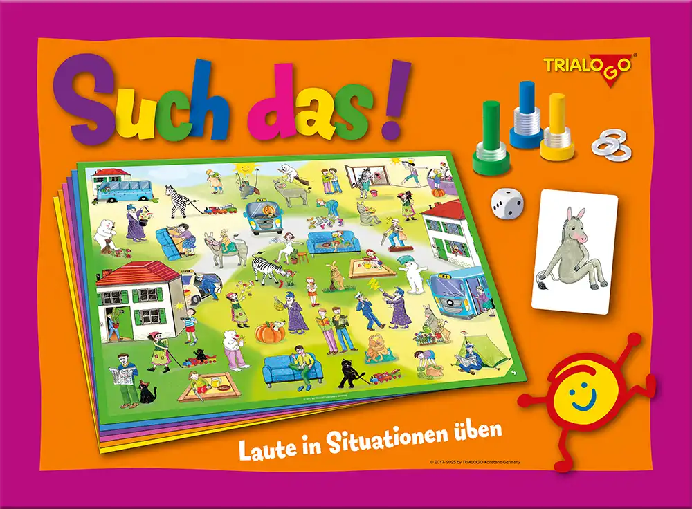 Such das! Spielschachtel