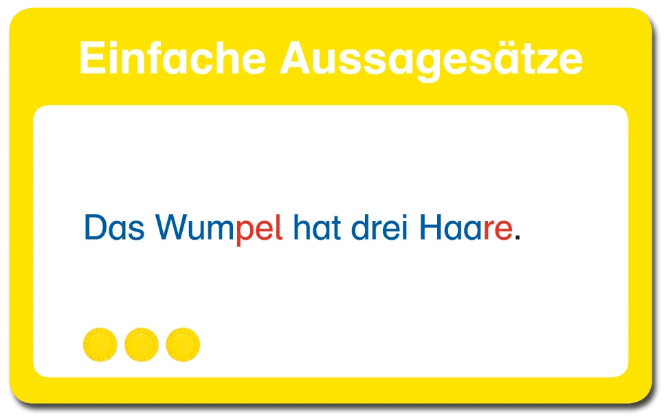 Wumpel! Übungskategorie