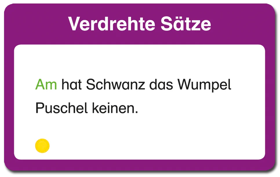 Wumpel! Übungskategorie