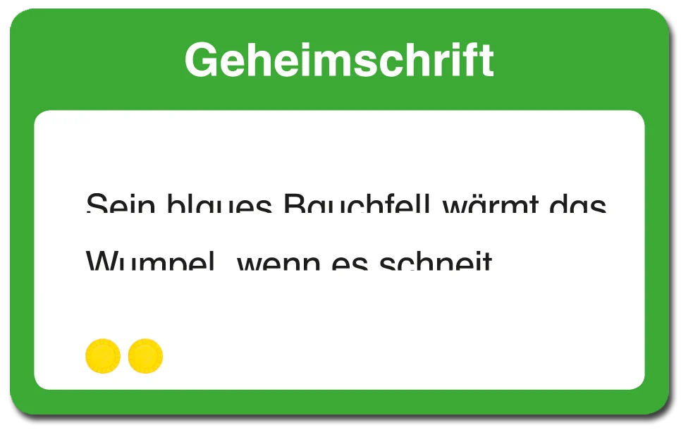 Wumpel! Übungskategorie