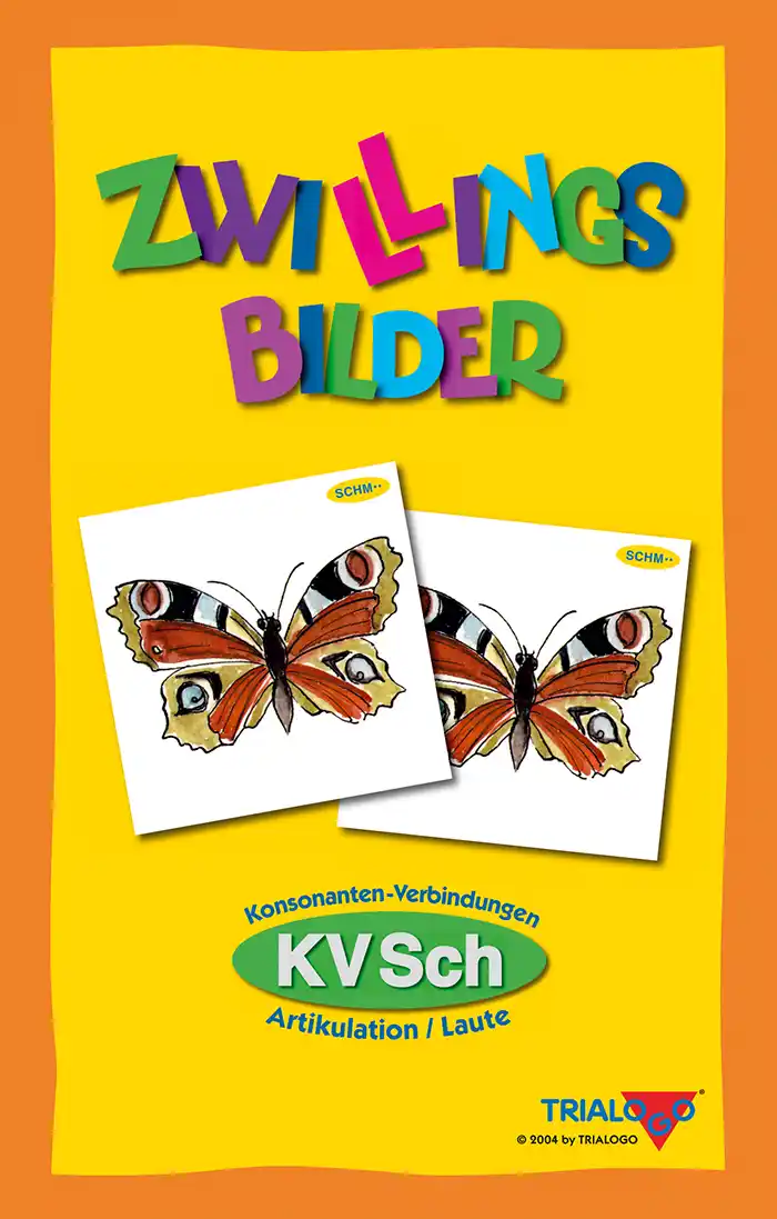 Zwillingsbilder Konsonanten-Verb. SCH