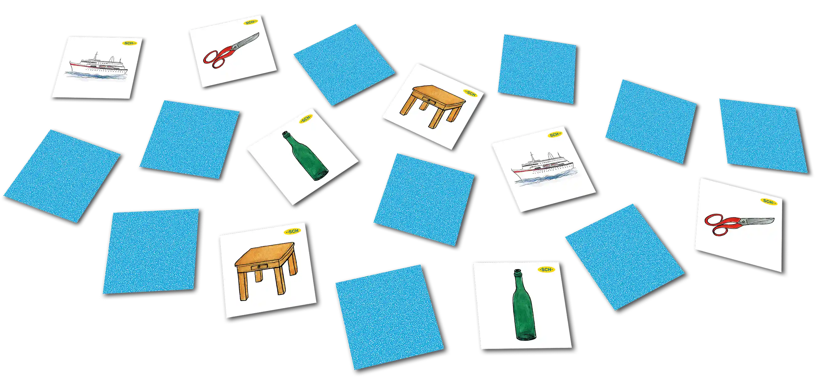 Zwillingsbilder Spielmaterial